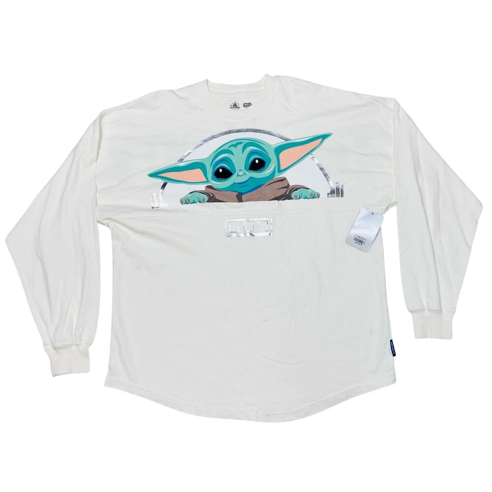 Disney Star Wars The Mandalorian Baby Grogu Spirit Jersey Small Yoda New Tags